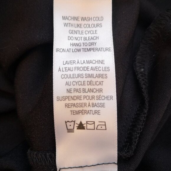 Ricki's Ladies Size 14 Black with Purple & Grey Flower Pattern Tunic - Picture 6 of 11